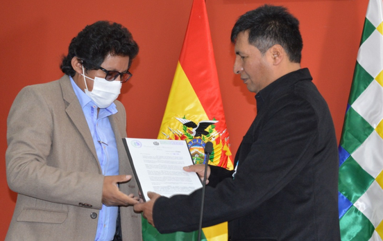 ABRAHAM TITO HERRERA ES EL NUEVO RECTOR DE LA UNIVERSIDAD INDÍGENA AYMARA “TUPAK KATARI”