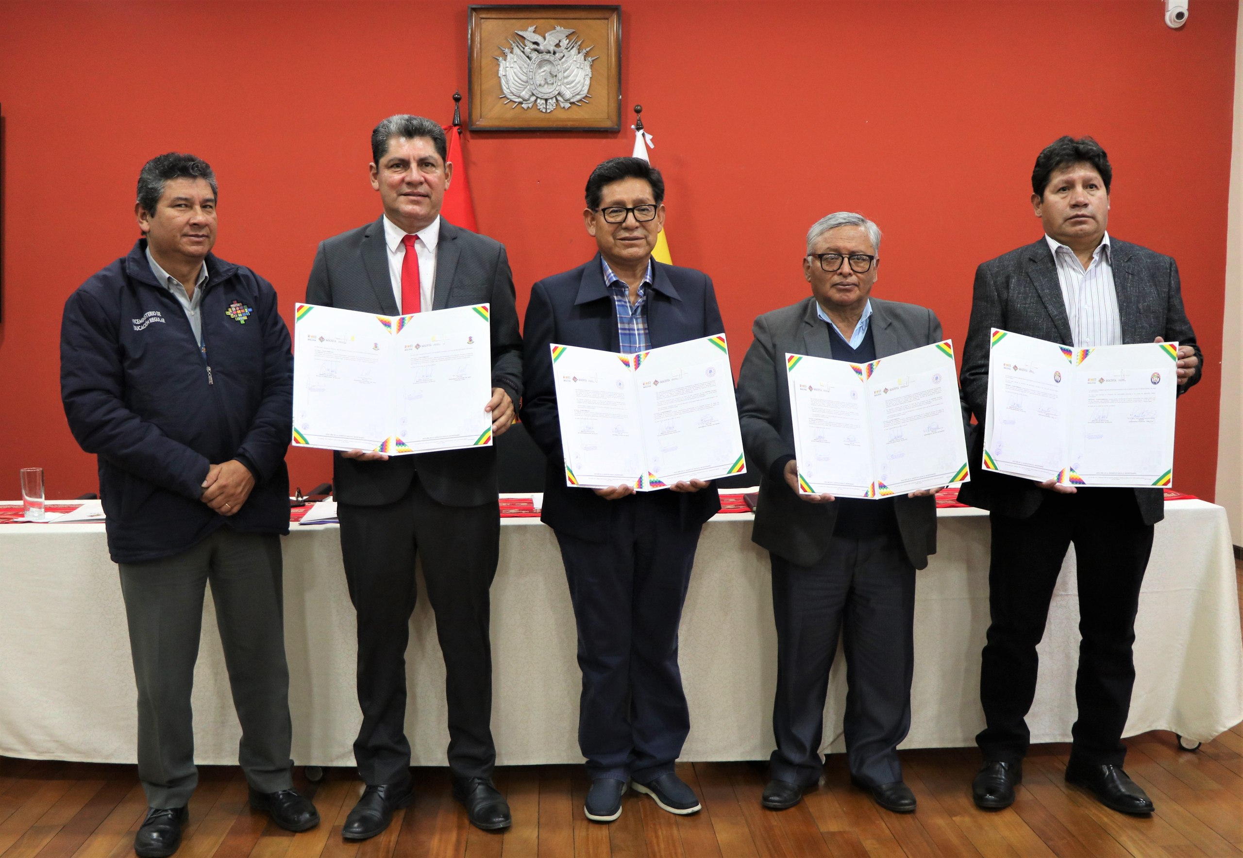 Educación suscribe Convenios de Cooperación Interinstitucional con las universidades públicas de Beni, Potosí y Oruro