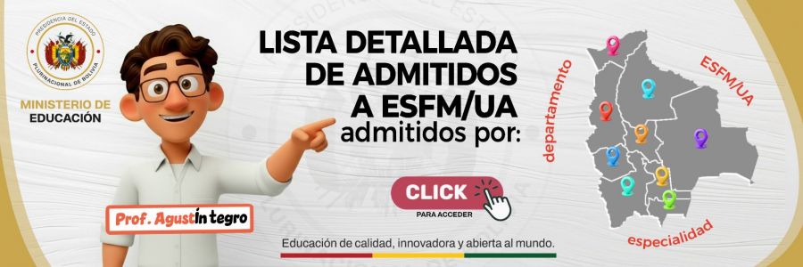 LISTA DETALLADA DE ADMITIDOS A ESFM/UA